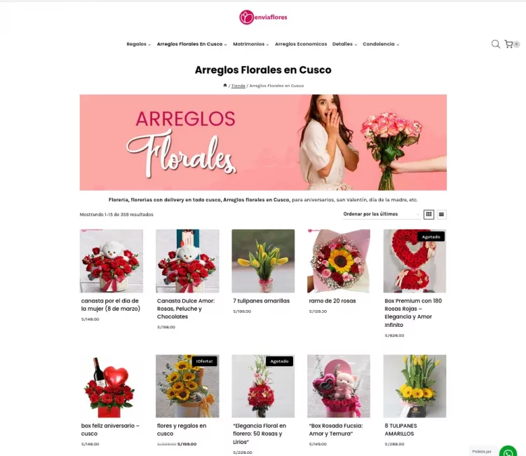 Screenshot 2025-03-01 at 20-19-33 Envió de Arreglos Florales en Cusco en Cusco Florería Envía Flores Cusco 🌷