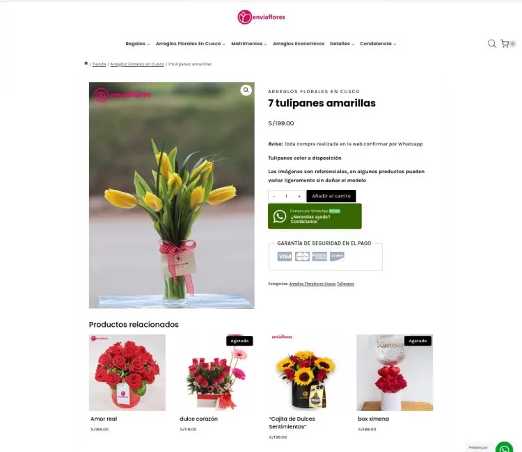 Screenshot 2025-03-01 at 20-20-12 7 tulipanes amarillas Florería Envía Flores Cusco